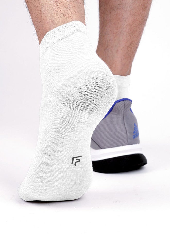 FOOTPRINTS Health Socks Men 2 Pairs Seamless Organic Cotton Ankle-Length Bamboo Socks - Image 3